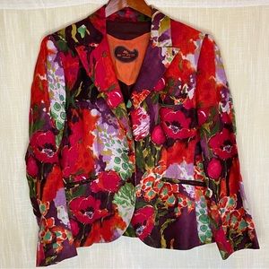 ETRO Milano•100% Linen Blazer Jacket•Sz XL•EU 50